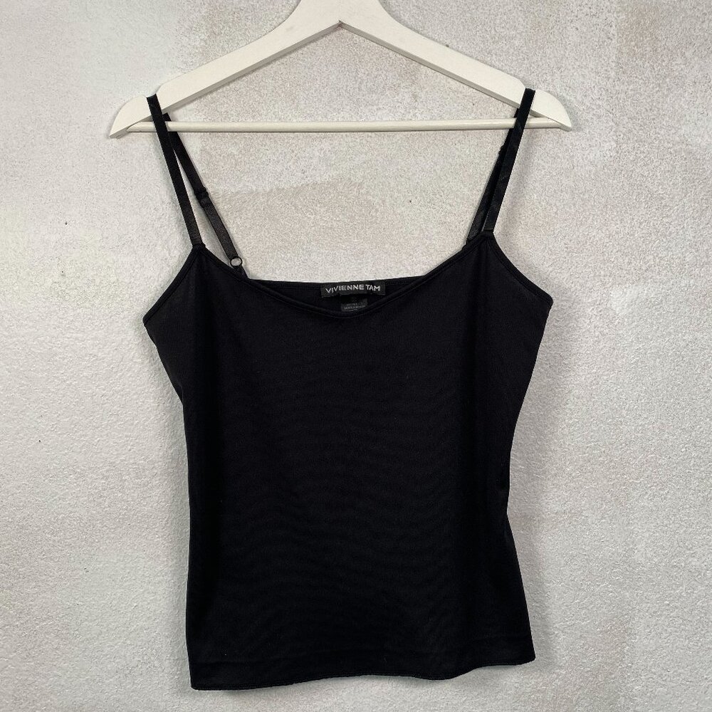 Vivienne Tam, Black Cami, Size 3 Adjustable Straps